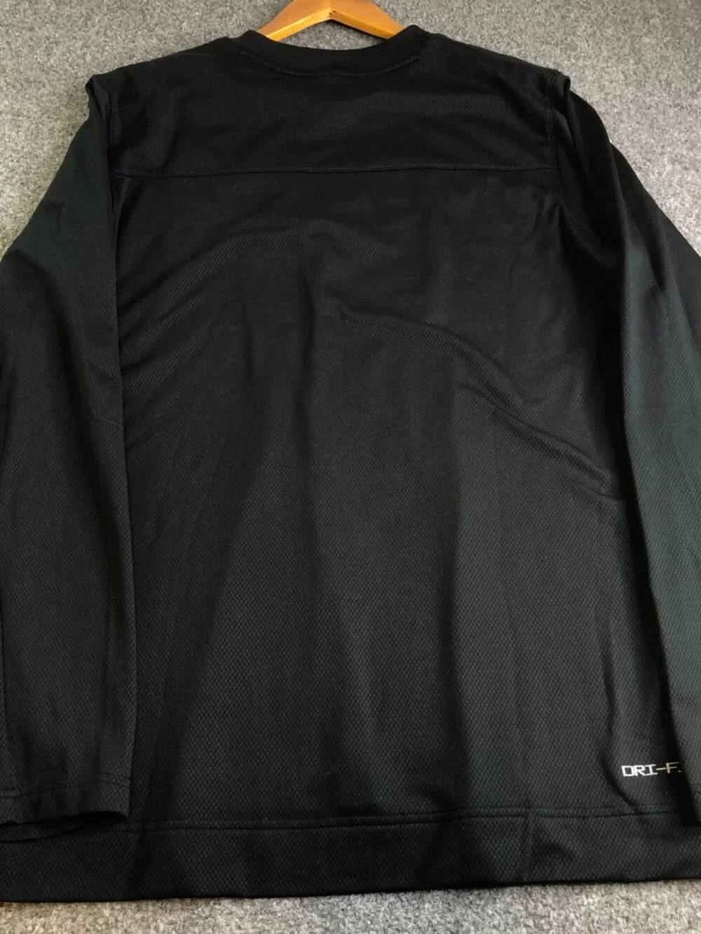 Nike Iowa State Cyclones Shirt Mens Medium Black Football DriFit Long Sleeve - Picture 8 of 11